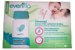 Evenflo Advanced Muttermilchsammlung Flaschen BPA-FREI 6er-Pack 5oz
