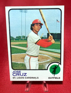 1973 Topps ⚾ Baseball JOSE CRUZ #292 2nd Year Card (Cardinals)  -  EX