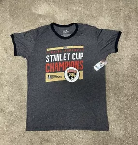 Florida Panthers Majestic Threads 2024 Stanley Cup Champions Shirt Size XL - Picture 1 of 4