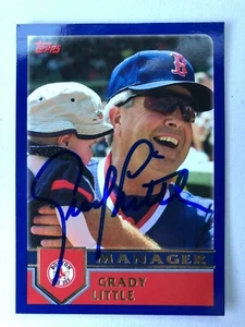 2003 Topps Boston Red Sox Grady Little Autographed Card #265 - Picture 1 of 1