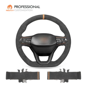 MEWANT Hand Stitch Alcantara Steering Wheel Cover for Seat Cupra Leon 2020-2021 - Bild 1 von 10