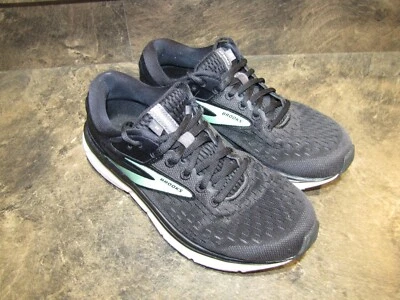 BROOKS DYAD 11 BLACK AQUA WOMENS 7.5 V-NICE SUPERCLEAN RUNNERS see pics-details - Image 1 of 4