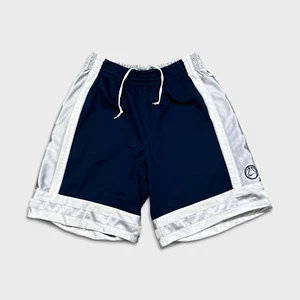 Pantalones Cortos Nike Sportswear Para Hombre Grandes Azul Plata Swoosh Reversibles Y2K Baloncesto - Imagen 1 de 15