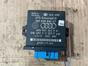2007 AUDI A4 CONVERTIBLE HEADLIGHT RANGE CONTROL MODULE 4F0907357F C377 - Picture 1 of 3