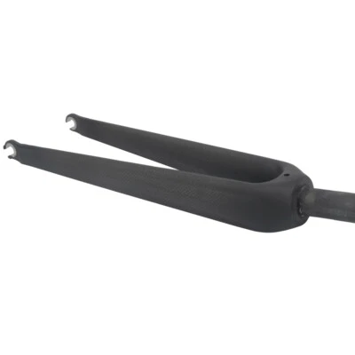 Carbon Fiber Bicycle Fork Straight Tube Rigid Racing Road Bike Forks 700*28C QR - Image 1 of 4