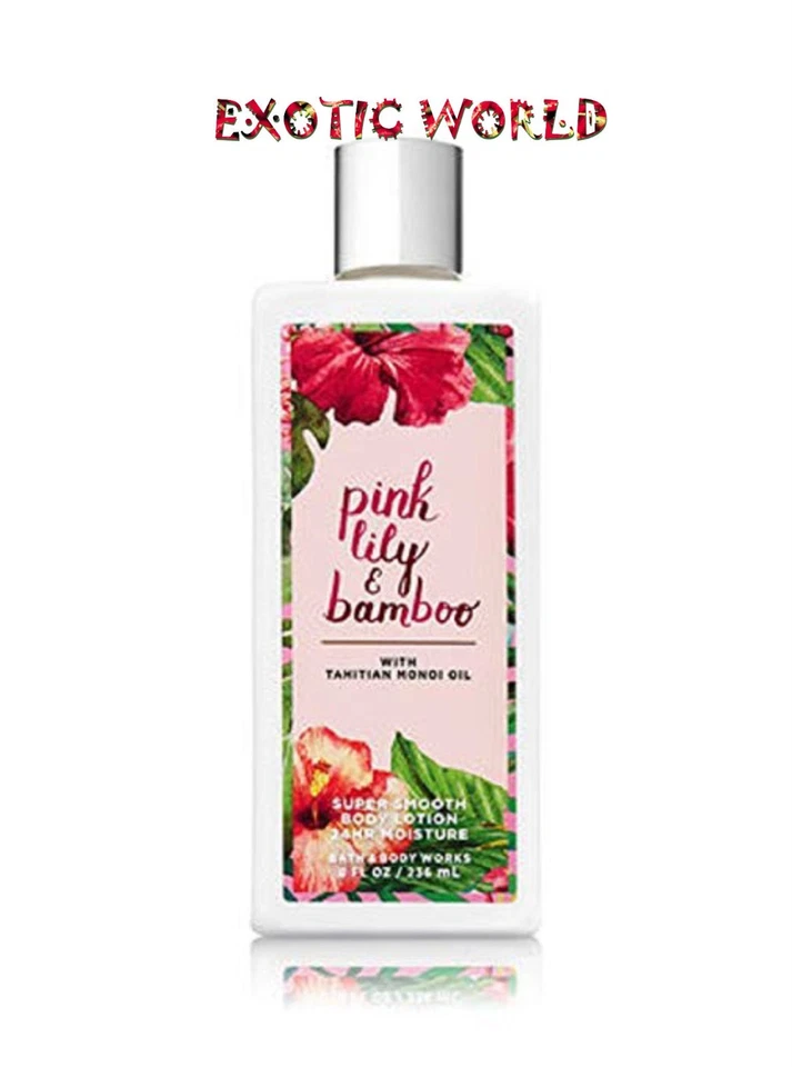 BATH AND BODY WORKS ROSA LIRIO Y BAMBÚ LOCIÓN CORPORAL 8,0 FL OZ  Foto 1 de 1
