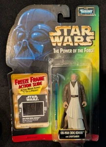 Star Wars POTF Obi-Wan (Ben) Kenobi Freeze Frame Action Fig. w/Lightsaber MIP - Picture 1 of 2