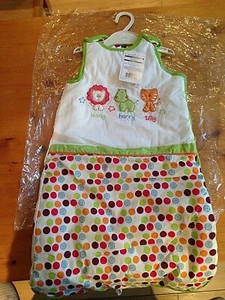 Safari Friends Baby Sleeping Bag 6 -12 Month Baby Sleep Lion Hippo Tiger 2.5 Tog - Picture 1 of 5