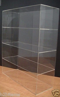 DS-Acrylic Counter top Display Case 16" x 6" x 19" Show Case Cabinet Shelves   - Image 1 of 2