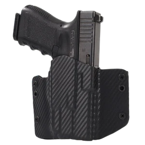 Ruger - OWB Tactical Holster - Olight PL-Mini - Optic Ready - Black Carbon Fiber - Picture 1 of 5
