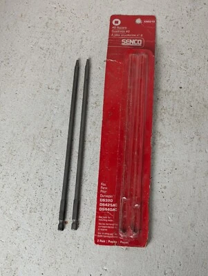 Senco Duraspin сталь S2 квадратный привод EA0315 замена бит 9» длинный набор из 2 - Изображение 1 из 4