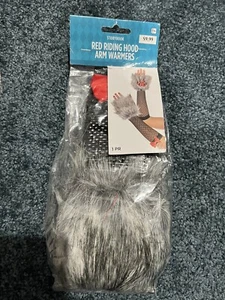 New Storybook Red Riding Hood Costume Arm Warmers - Picture 1 of 1