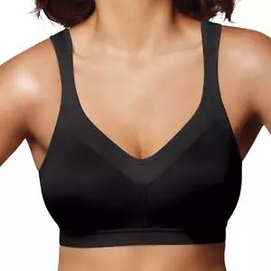 Sujetador Playtex 18 Horas 4159 Sin Alambres Talla 42C Negro Soporte 4 Vías Transpirable - Imagen 1 de 1