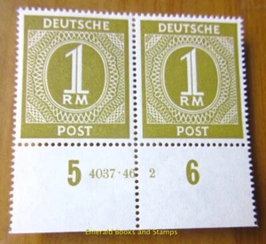 EBS Germany 1946 - 1. Kontrollratsausgabe - Michel 937 - HAN 4037-46 2 - MNH** - Picture 1 of 1