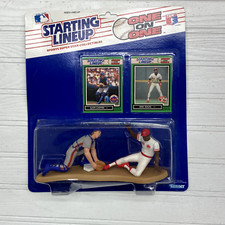 Starting Lineup 1989 One on One Gary Carter Eric Davis Sealed Vintage MLB