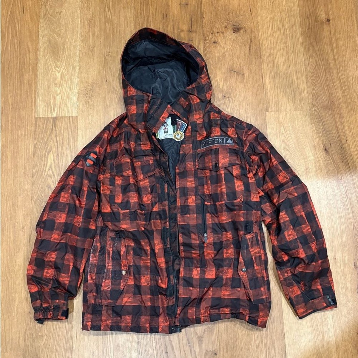 BURTON W 0065 PILLAR ANORAK XS レッド The Wjacket Windbreaker Crimson Red Size L(12-14) | eBay