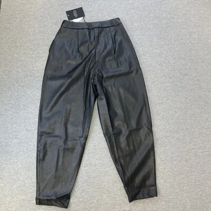 4th and Reckless Damenhose schwarz Kunstleder XS Miller Hose neu mit Etikett - Bild 1 von 7