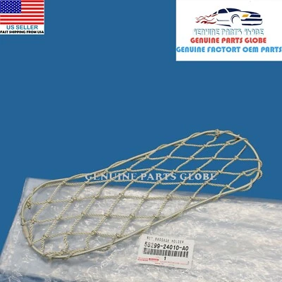 GENUINE OEM LEXUS 2002-2010 SC430 ECRU COLOR BAGGAGE HOLDER NET 58299-24010-A0 - Image 1 of 2