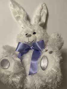 20" Animal Adventure 2014 Peluche Blanco BASHFUL BUNNY Conejo Orejas Flojibles - Imagen 1 de 10