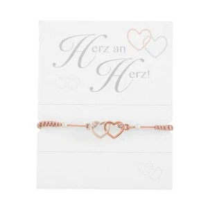 Armband 'Herzen' rosegold/silber, 6025hz - Bild 1 von 1