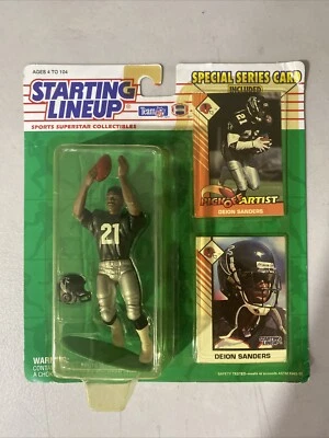 Línea inicial deportes superestrellas coleccionables Deion Sanders Foto 1 de 4