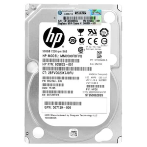 Disco duro HP MM0500FBFVQ 500 GB 7200 rpm Sas II 2.5"" 605832-001 - Imagen 1 de 5