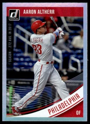 2018 Donruss Aaron Altherr /272 Philadelphia Phillies #124 - Image 1 of 2