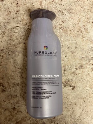 Pureology Strength Cure Blonde Purple Shampoo Buy here! SMALL BUSINESS💖🐱‍💻🐱‍ - Image 1 of 2