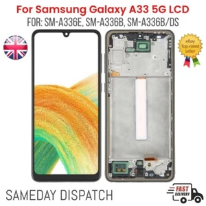 Samsung Galaxy A33 5G SM-A336E A336B LCD Screen Touch Digitizer Display +Frame - Picture 1 of 4