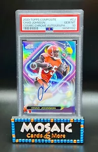 2023 Topps Composite Cosmic Chrome Autographs Chad Johnson PSA 10 GEM MT #CJ - Bild 1 von 2