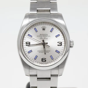 Rolex Air King 114200 | Steel | Blue markers | 34mm - Picture 1 of 7