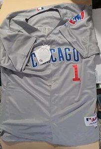 Authentic Majestic Kosuke Fukudome Cubs grau Road Trikot MLB Gr. 52 neu mit Etikett - Bild 1 von 9