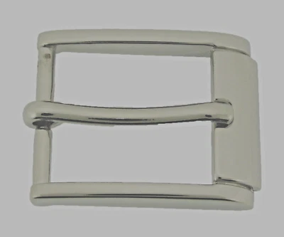 Pin Belt Buckles for Men's Fits 1.0″ inch 25mm Watch Belt Silver Metal Lead Free - Image 1 of 4