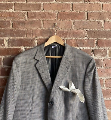 Blazer Abrigo Deportivo Brioni Millenio, Cachemira/Seda, Hecho a Medida se adapta a 54 XL Foto 1 de 4