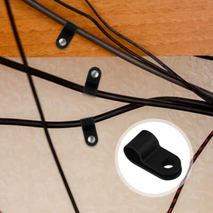 100 Pcs Câble Pince Boucle Clips Pratiques Cordon pour Cordons de Charge - Photo 1/12