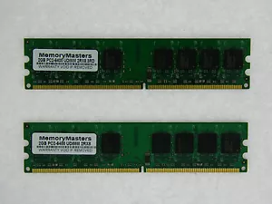 4GB KIT 2x2GB PC2-6400 DDR2-800 800MHz 240pin DIMM Non-ECC Desktop Memory - Picture 1 of 1