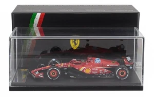 MODELLINO AUTO 1:43 F1 LOOKSMART FERRARI SF-24 #16 LECLERC WINNER MONZA GP 2024 - Foto 1 di 16