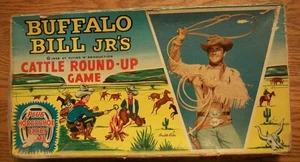 USED 1956 #959 BUFFALO BILL JR'S CATTLE ROUND-UP GAME by BUILT-RITE - Picture 1 of 4
