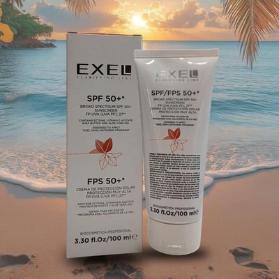 BEST SUN PROTECTION FACE CREAM SPF 50+ EXEL 3.30fl.oz (100ml) Vitamin E Acetate - Image 1 of 2