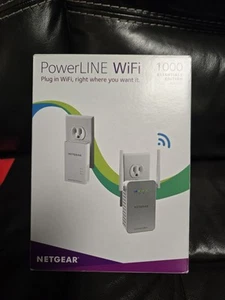 NETGEAR PowerLINE 1000 Mbps WiFi, 802.11ac, 1 Gigabit Port - Essentials Edition - Afbeelding 1 van 5
