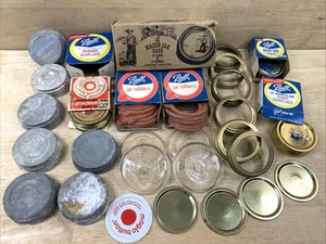 Huge lot Lids Seals ball mason jar Metal Glass Boxes - Picture 1 of 23