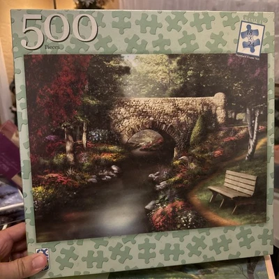 FX Schmid A Day in The Park Jig Saw Puzzle 500 piece 18" x 24" Sealed - Image 1 of 4