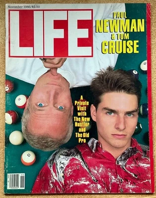 LIFE Magazine VTG Issue - Nov 1986 w/ Paul Newman & Tom Cruise • Dian Fossey - Image 1 of 4