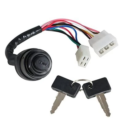  Interruptor de ignição com chaves de substituição para carrinho de golfe Yamaha gasolina 2 ciclos G1  - Imagem 1 de 4