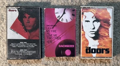 THE DOORS 3 Cassette Tape Lot - Greatest Hits / Light My Fire / Movie Soundtrack - Image 1 of 3