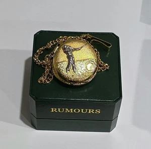 Vintage Gerüchte Quarz Taschenuhr goldfarben, Vintage Uhr, Vintage Schmuck, - Bild 1 von 3