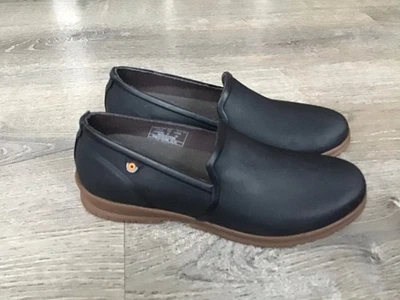 Zapatos planos sin cordones Bogs para mujer talla 8 Sweet Pea al aire libre negros 72197-001 Foto 1 de 4