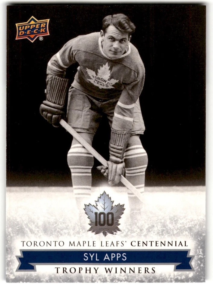 Syl Apps 2017-18 Upper Deck Toronto Maple Leafs Centennial SP #112 - Image 1 of 2