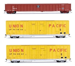 EXACTRAIL HO GAUGE LOT OF 3 UNION PACIFIC BOXCAR/SOUTHERN PACIFIC GONDOLA WAGONS - Picture 1 of 8