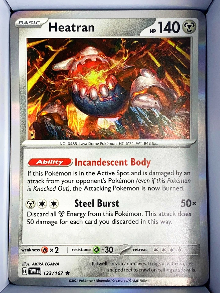 Heatran 123/167 Twilight Masquerade English 2024 holo - Image 1 of 1